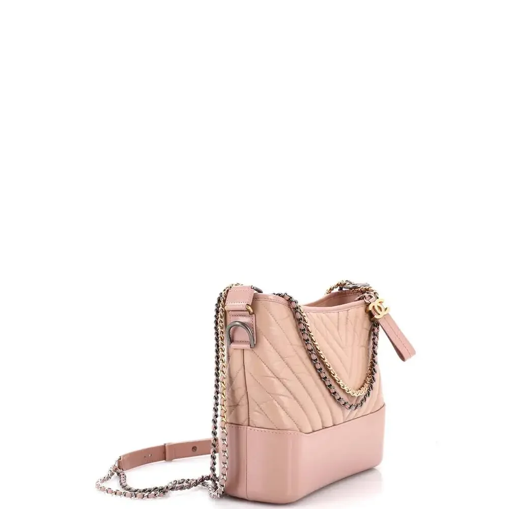 Chanel Gabrielle Hobo Chevron Aged #258459C24B - Picture 3 of 7